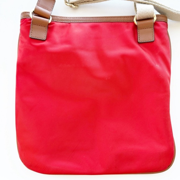 MICHAEL KORS Kempton Red Crossbody Bag Purse - Picture 6 of 12